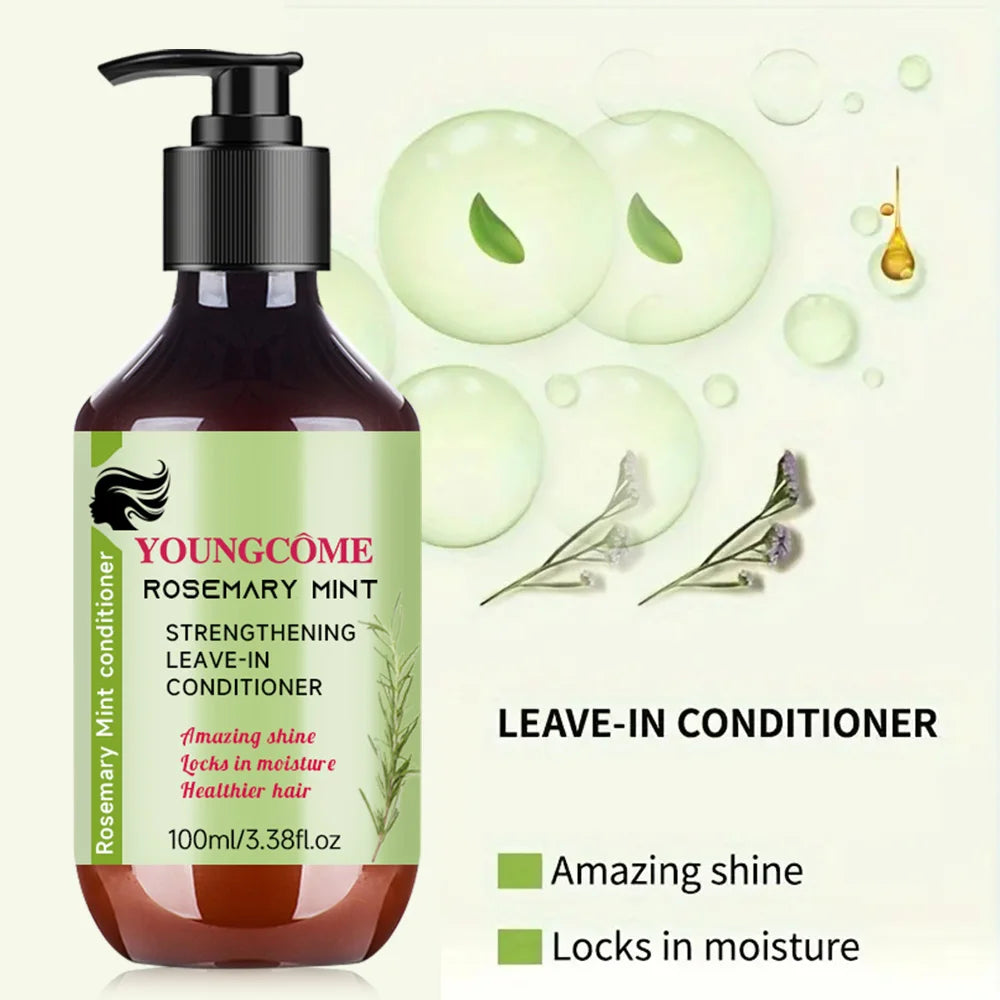 YOUNGCOME Rosemary Mint Hair Conditioner – Hydrate & Shine Hair Conditioner Qst
