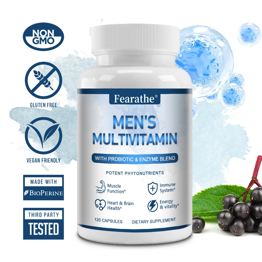 Men's Multivitamin & Multimineral Supplement | Fearathe Men's Multivitamin Qst