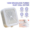 120W Brushless Nail Dust Collector Vacuum – 3-Speed, 2 Filters Nail Dust Collector Qst EU PLUG