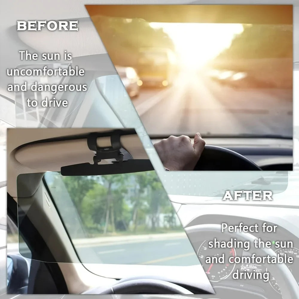 Adjustable Polarized Car Sun Visor Extension – Anti-UV & Glare Car Sun Visor Extension Qme