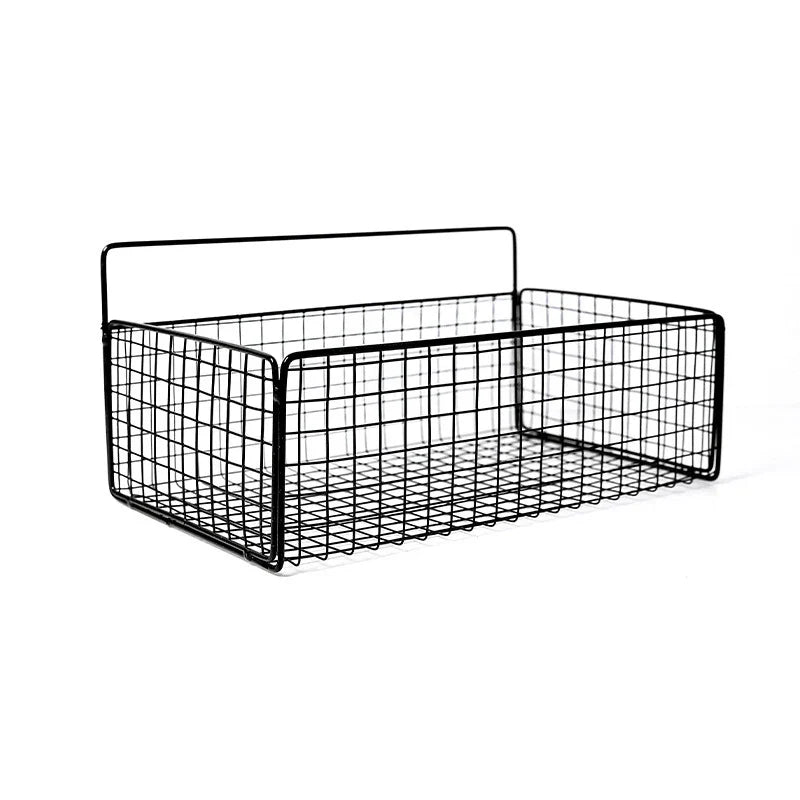 Wall-Mounted Storage Rack Kitchen & Bathroom – No Drilling Wall Storage Rack Qme