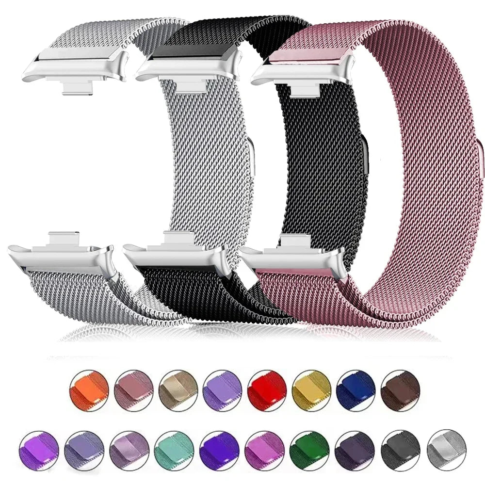 Milanese Loop Band for Redmi Watch 5 4 & Mi Band 8 Pro 9 Smartwatch Band Qme
