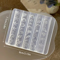 3D Silicone Nail Art Mold – Lily, Starfish & Sea Shell Designs Nail Art Mold Qst B