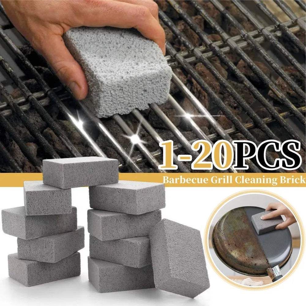 BBQ Grill Cleaning Pumice Stone | Outdoor Grill Cleaner Grill Cleaning Stone Qme
