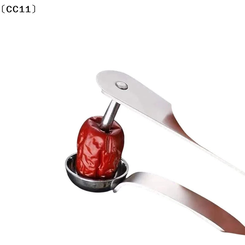 Stainless Steel Jujube Corer | One-Press Core Removal Tool Fruit Corer Tool Qme