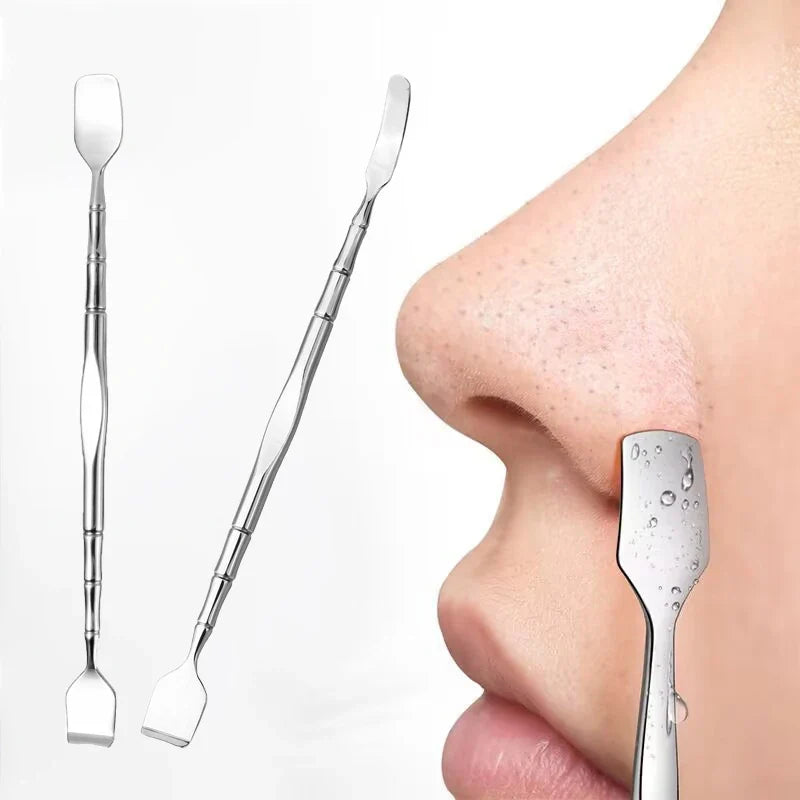 Stainless Steel Blackhead Scraper Facial Pore Cleaning Tool Facial Cleansing Tool Qme