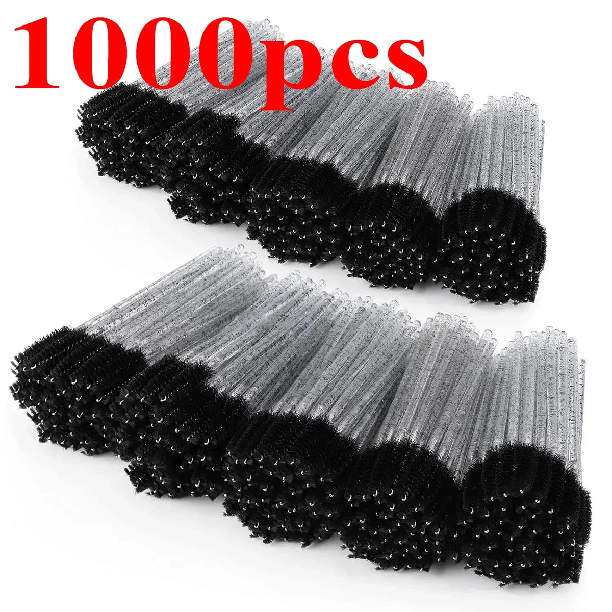 Disposable Spoolie Brushes – Bulk Eyebrow & Lash Wands Disposable Spoolie Wands Qme Black 1000pcs