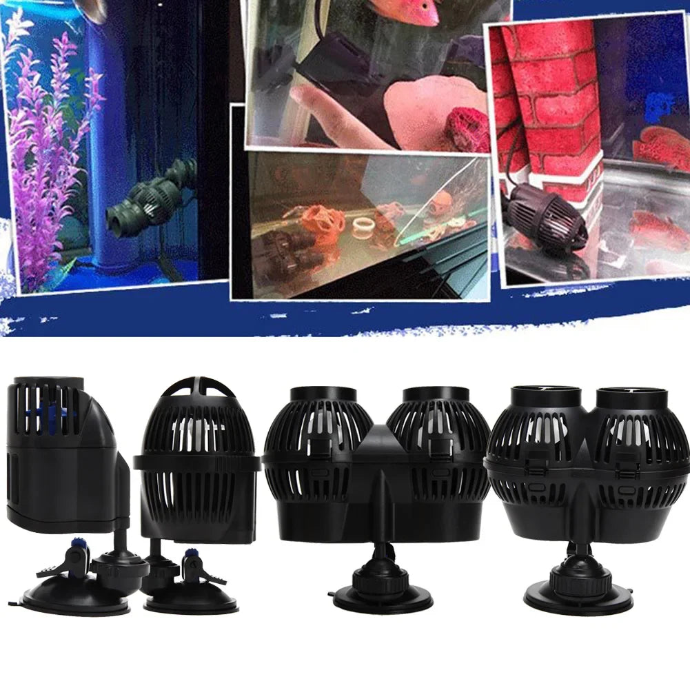 Aquarium Powerhead Circulation Pump with Suction Cup | Qme Aquarium Powerhead Pump Qme