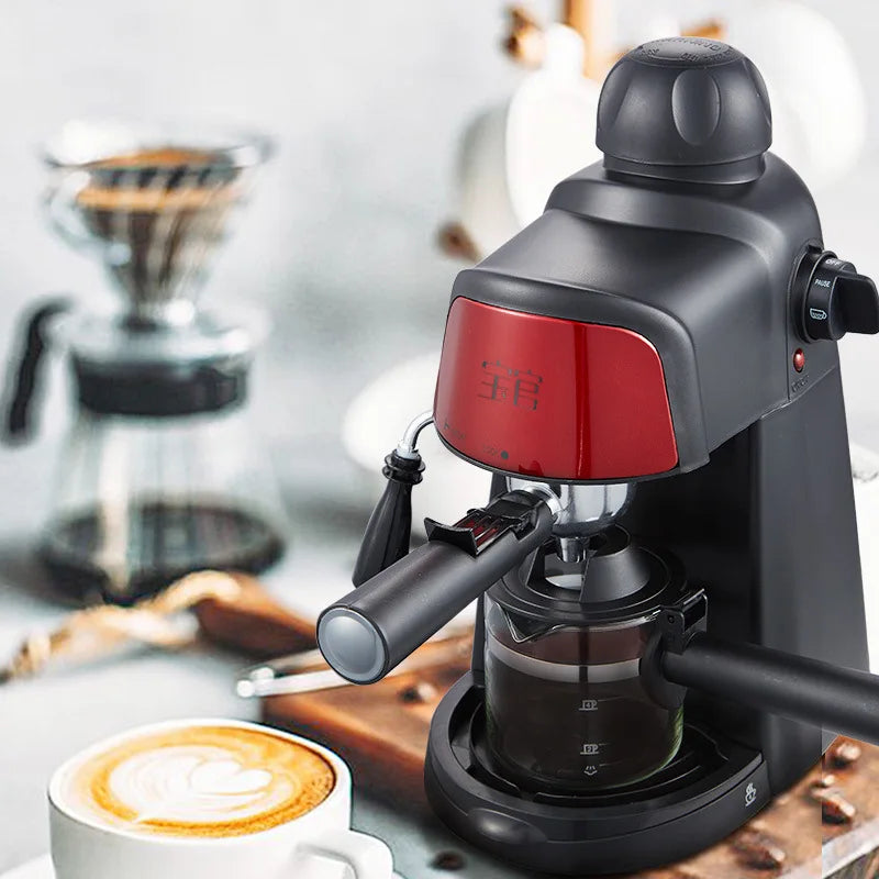 HAOYUNMA Semi-Automatic Espresso Machine & Steam Frother Espresso Machine Qst