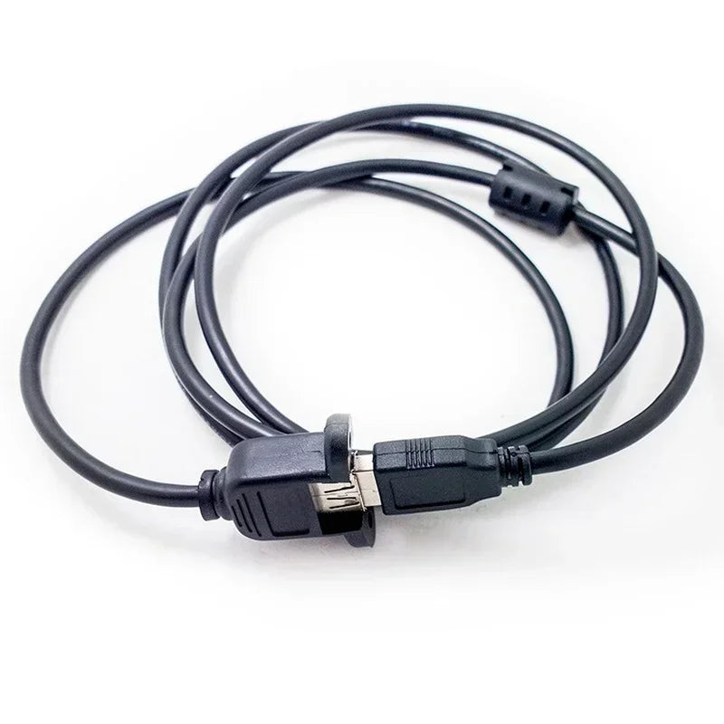 USB 2.0 Extension Cable 1.5m Screw Mount – 5-Pack | Qme USB Extension Cable Qme
