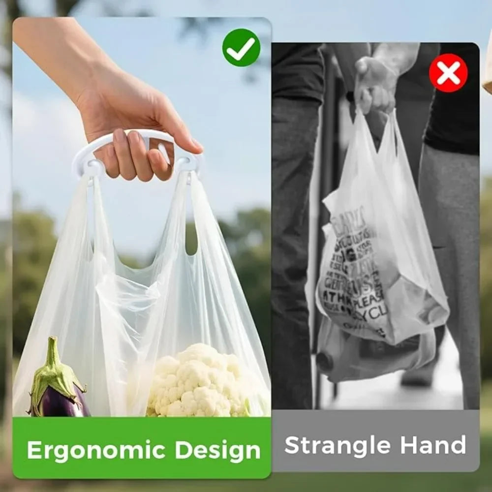 Portable Shopping Bag Grip Organizer | Multi-Bag Carrier Bag Carry Handle Qme