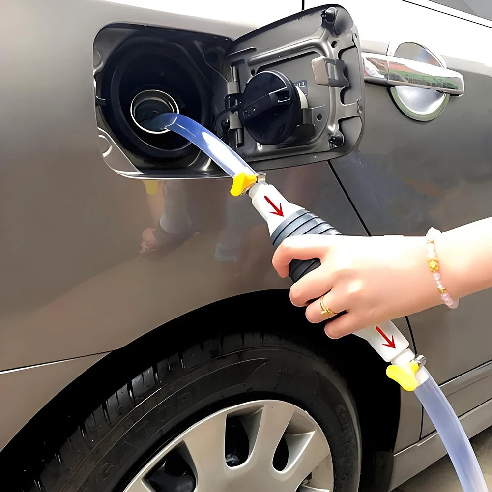 Portable Manual Fuel Transfer Pump – Gas, Diesel & Petrol Manual Fuel Pump Qme
