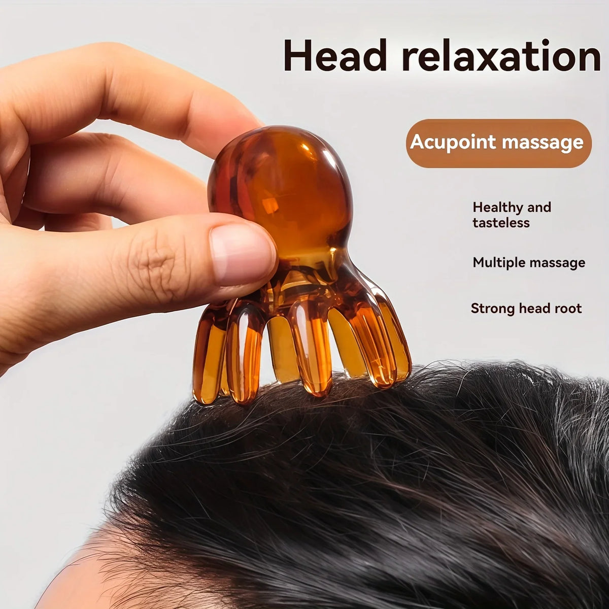 Dolphin Scalp Massage Comb – Octopus Acupoint Massager Scalp Massage Comb Qme