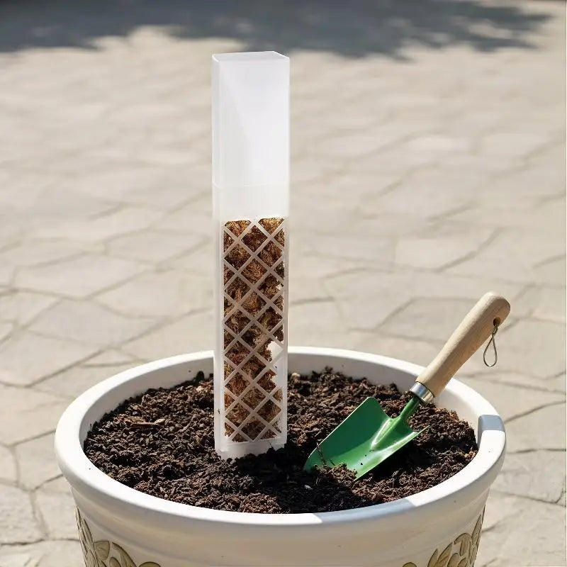 D-Shaped Self-Watering Plant Drip Stake | Adjustable Flow Plant Drip Stake Qme