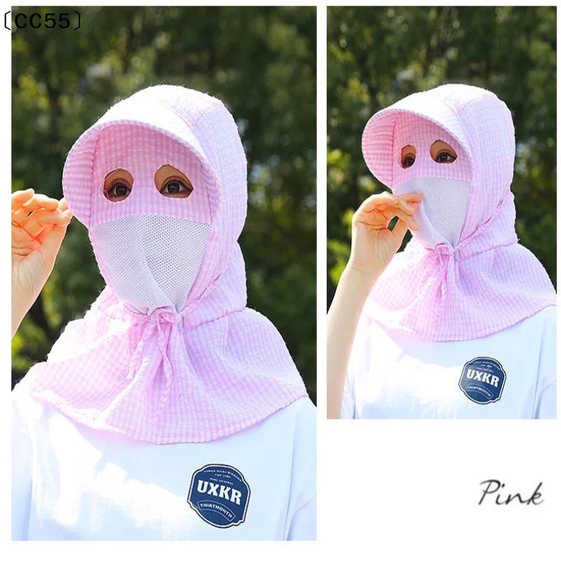Women's UV Protection Sun Hat – Full Face & Neck Coverage Sun Protection Hat Qst