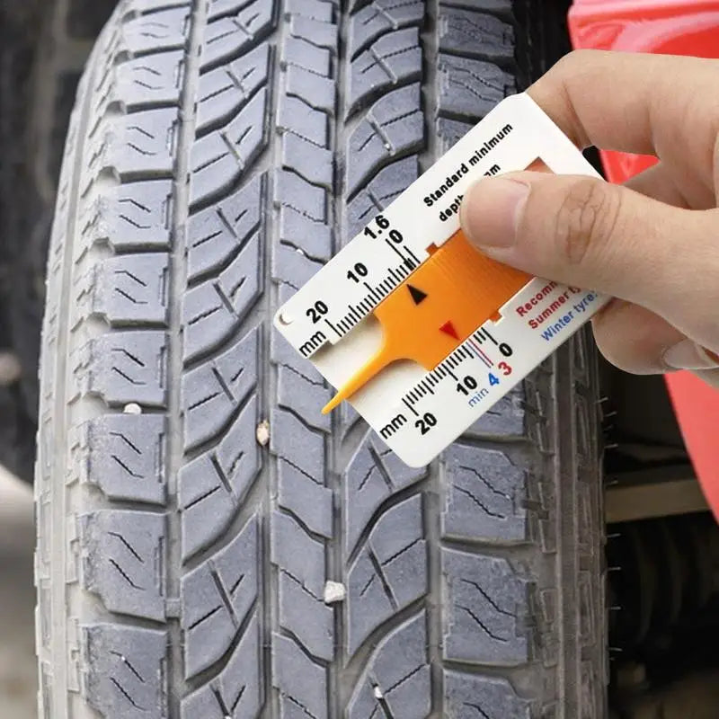 Tire Tread Depth Gauge Caliper 0–20mm – Car & Truck Tool Tire Depth Gauge Qst