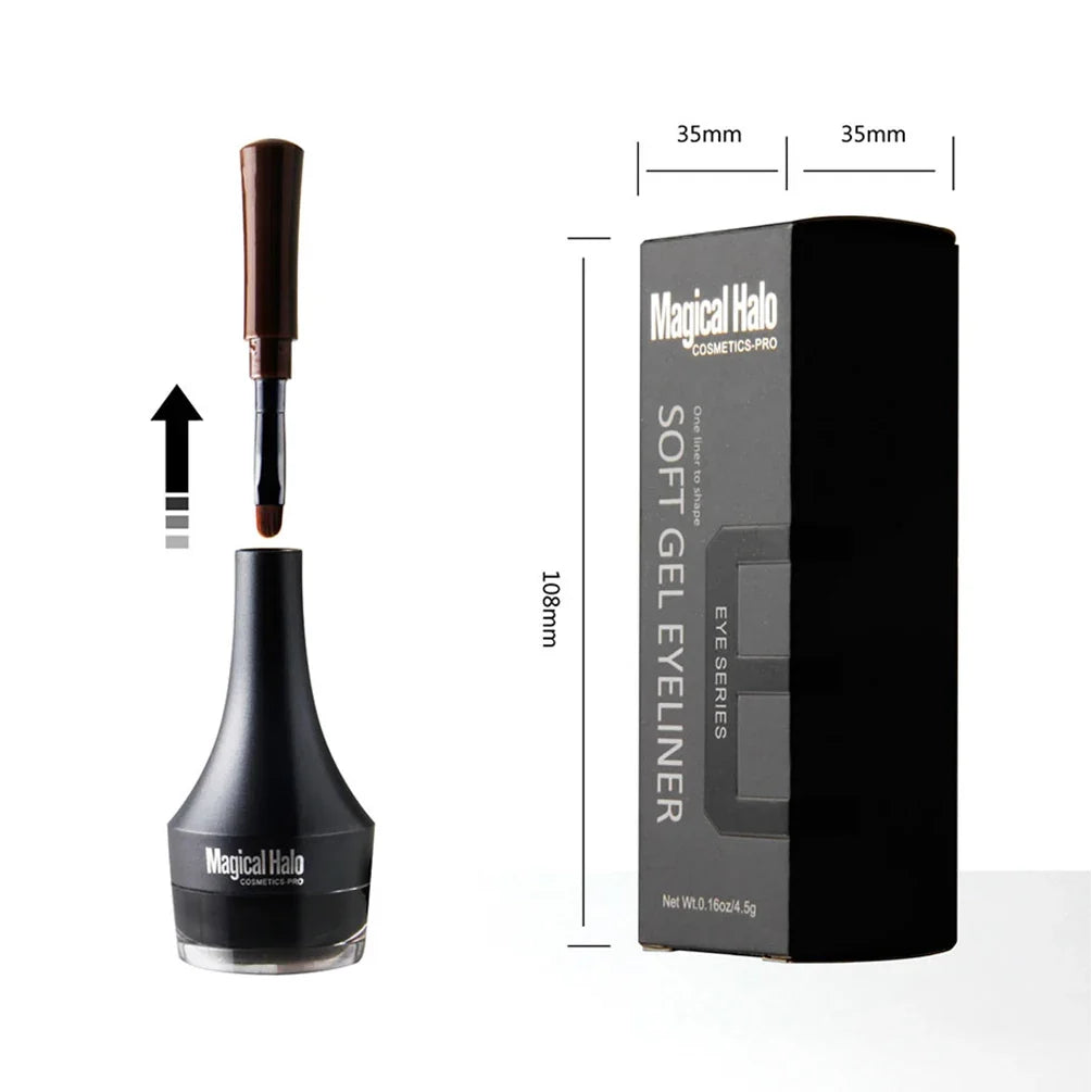 Qme Waterproof Tinted Eyebrow Pomade Gel with Brush Eyebrow Pomade Gel Qme