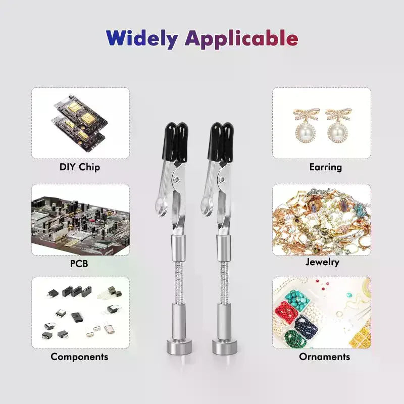 Magnetic Helping Hands Soldering Tool – Flexible Arm Clamp Soldering Helping Hands Qme