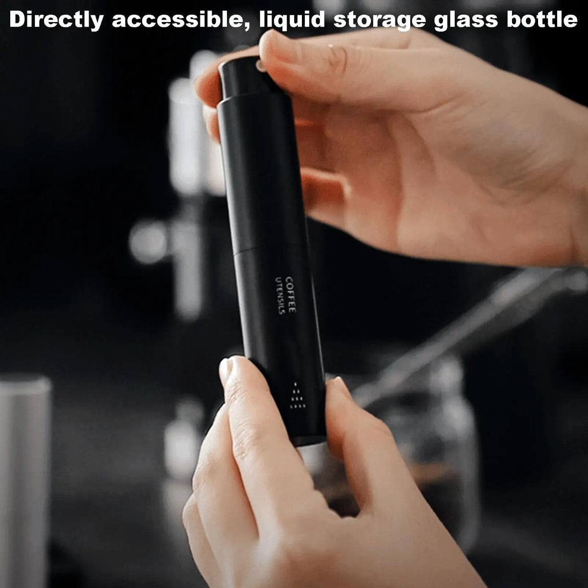 Fine Mist Coffee Bean Spray Bottle – Refillable Travel Atomizer Coffee Spray Bottle Qme