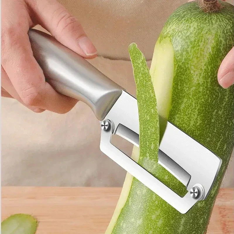 Stainless Steel Double-Head Vegetable & Melon Peeler | Qme Vegetable Peeler Qme