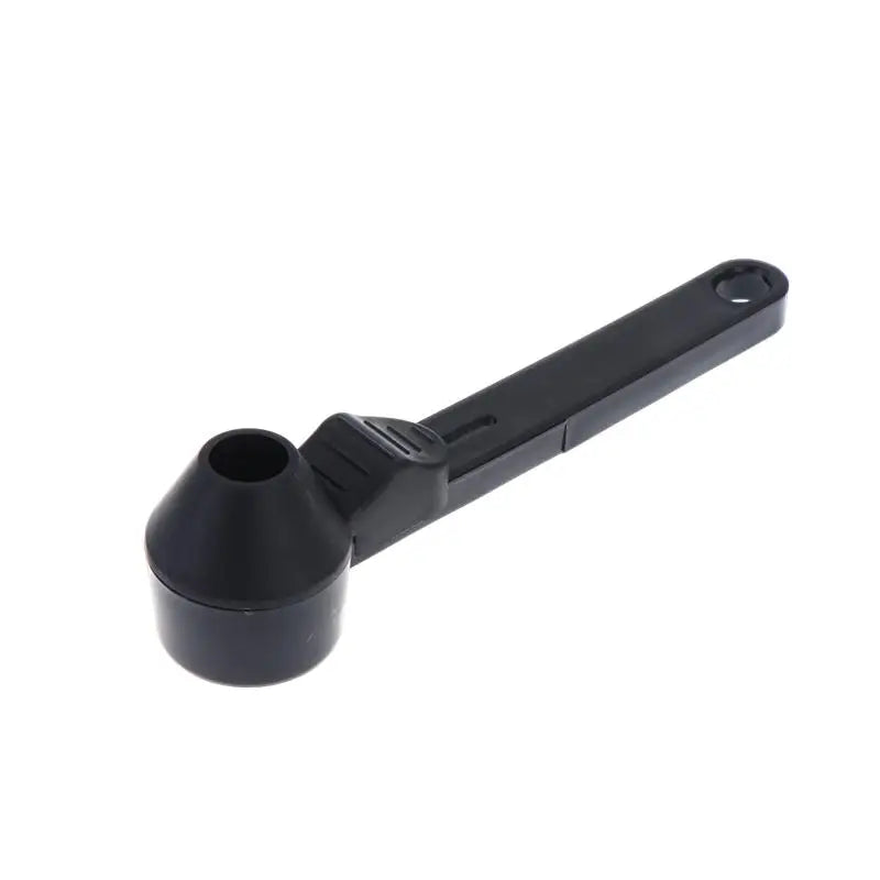 Leakproof Coffee & Protein Powder Scoop with Funnel | Reusable Powder Scoop Funnel Qme Black