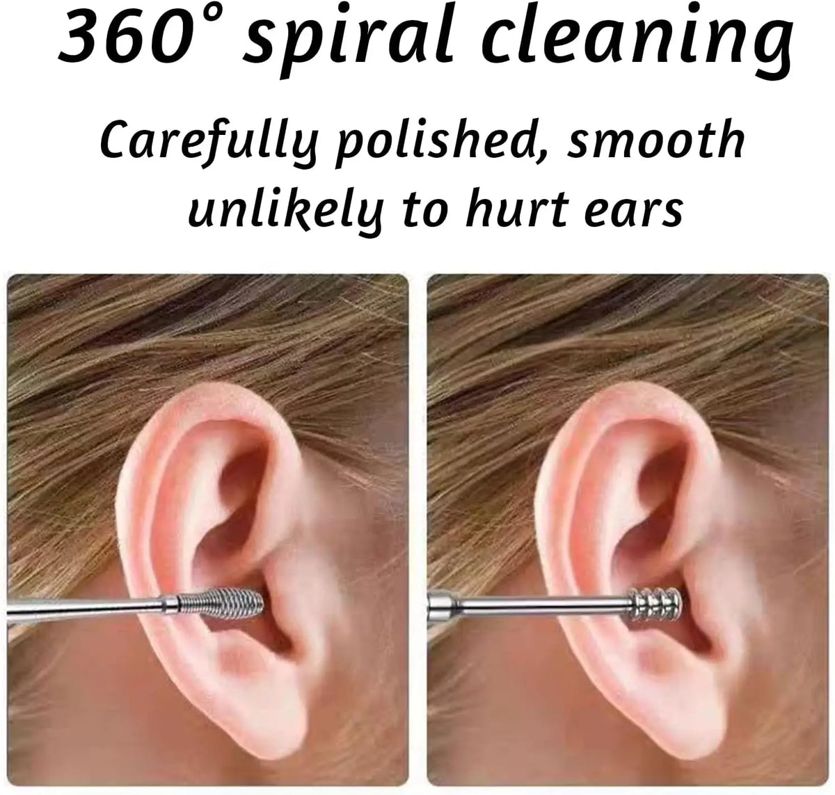 Stainless Steel Ear Cleaning Kit 6 & 10 Pc Set with Case Ear Cleaning Kit Qst