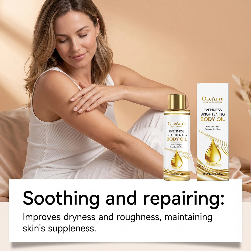 OceAura Vitamin E & Aloe Vera Moisturizing Body Oil 100ml Body Oil Qst