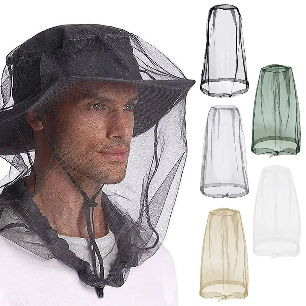 Lightweight Breathable Mesh Mosquito Head Net | 6 Colors Mosquito Head Net Qme