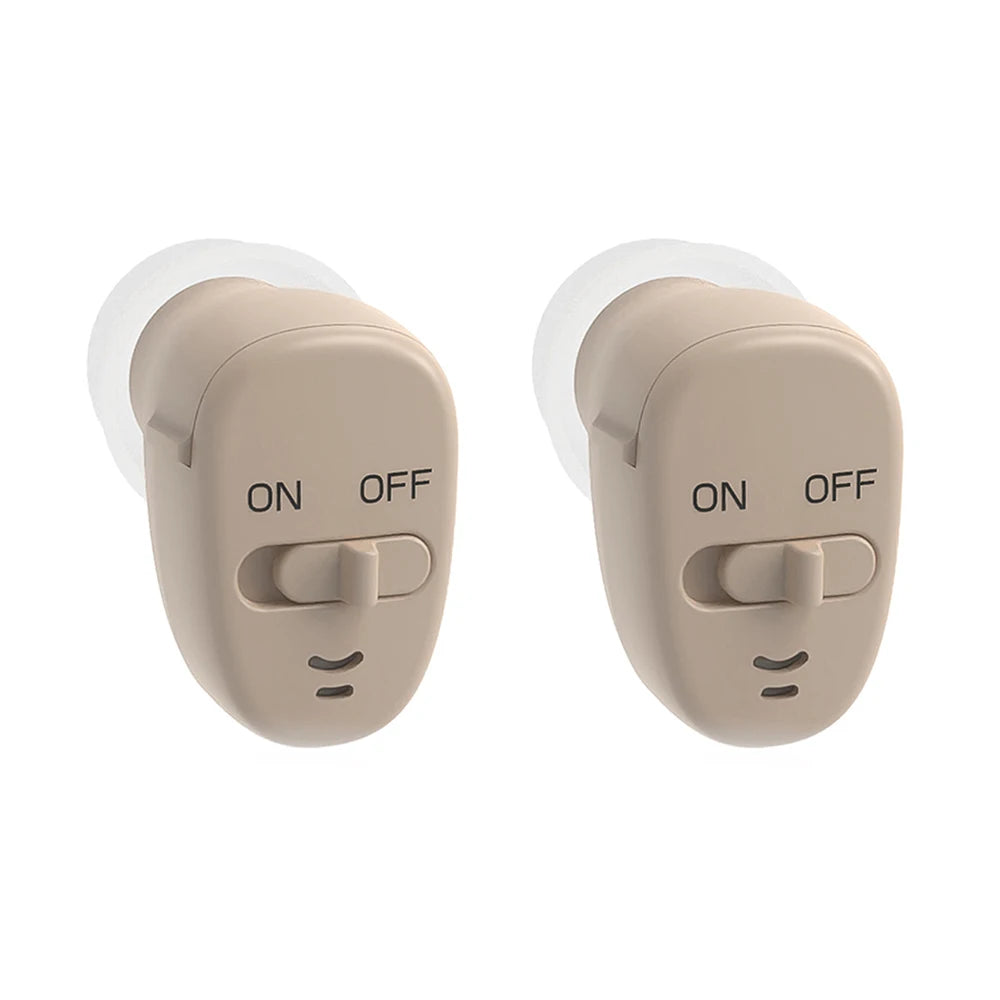 XceeFit Invisible ITE Mini Digital Sound Amplifier 1PC/2PC Personal Sound Amplifier Qst 2PCS