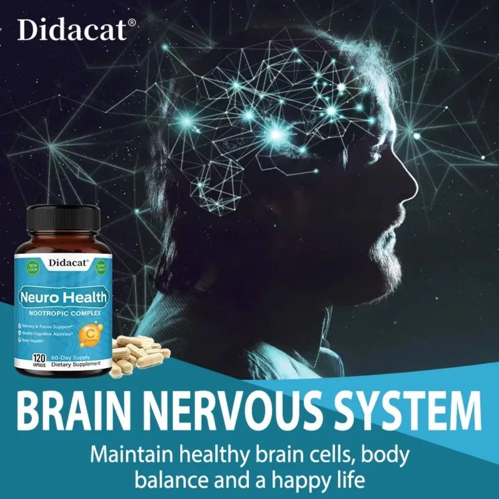 Bacopa Extract Capsules – Memory & Mental Clarity Support Herbal Supplement Qst