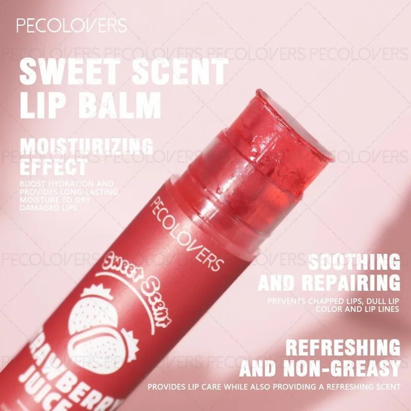 Non-Sticky Lip Balm Oil – Hydrating Glossy Moisturizing Lip Care Lip Balm Oil Qme