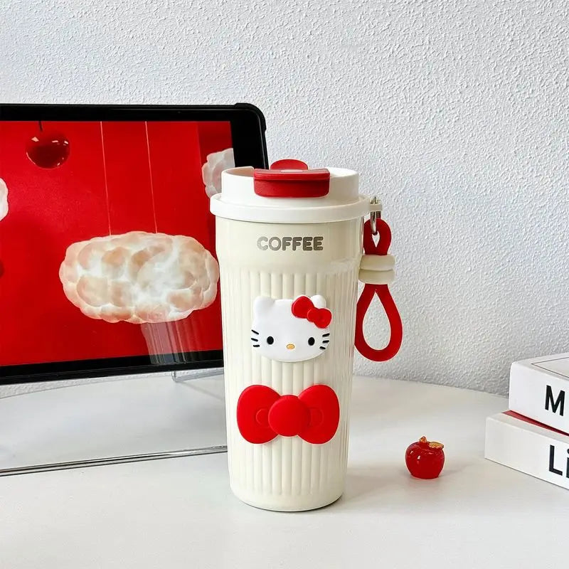 Hello Kitty Insulated Cup | 316 Stainless Steel & Straw Insulated Tumbler Qme