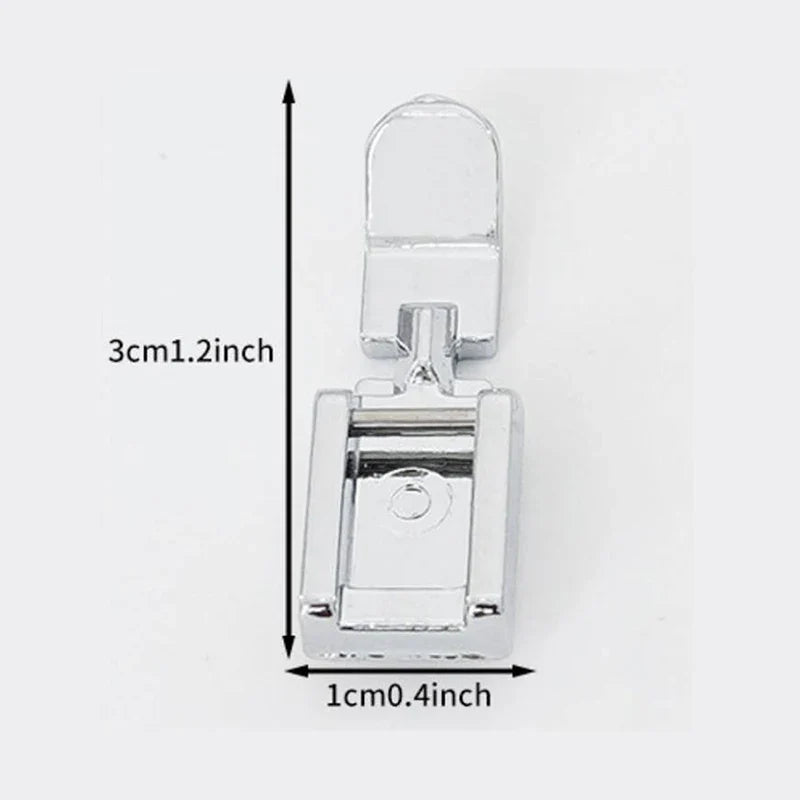 Zipper Presser Foot Left Right | Low Shank Sewing Machines Sewing Presser Foot Qme