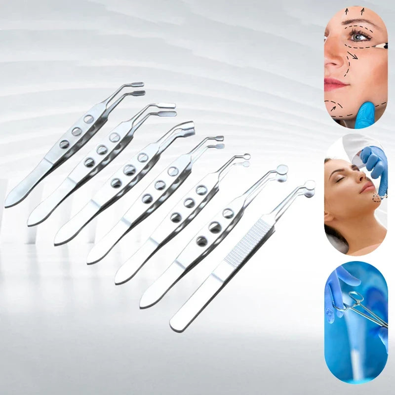 Eyelid Tweezers & Eyelash Compressor Forceps – Stainless Steel Eyelid Tweezers Qme