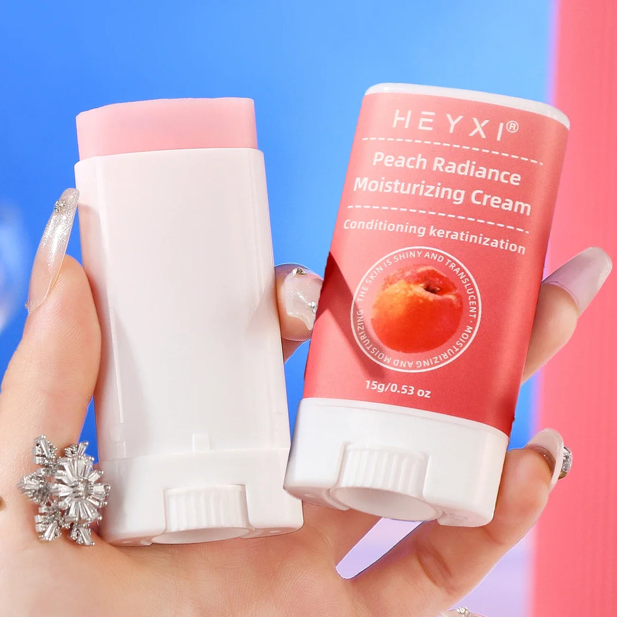 Peach Moisturizer – Lightweight Hydrating Face Cream for Women Face Moisturizer Qme 1pcs 15g