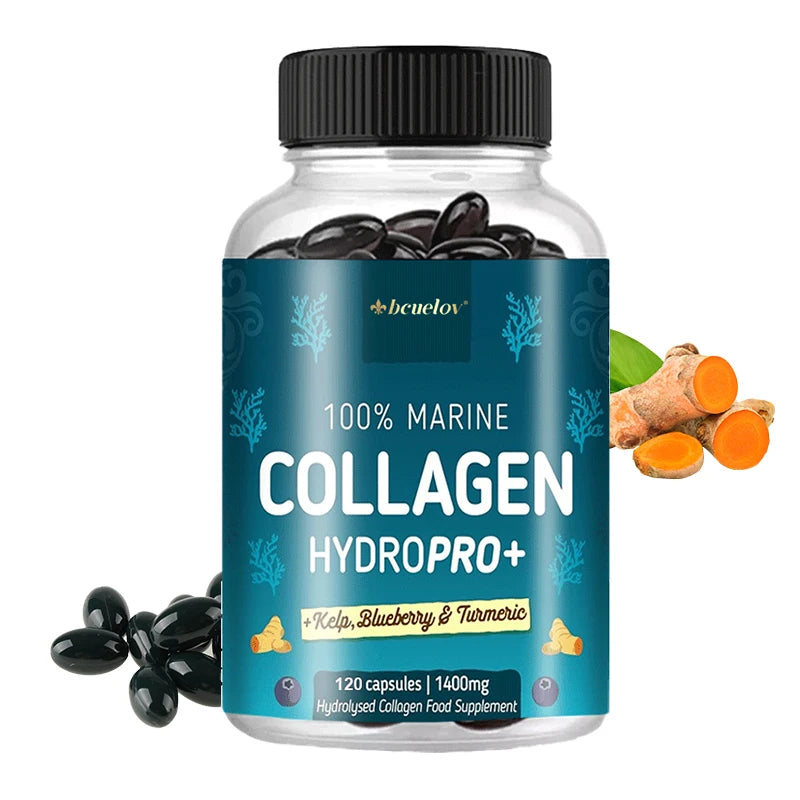 Marine Collagen Capsules – Skin, Hair & Nail Support Collagen Supplement Qst