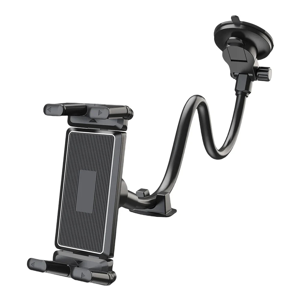 Suction Cup Car Tablet & Phone Mount – Windshield & Dashboard Car Phone Mount Qme Black