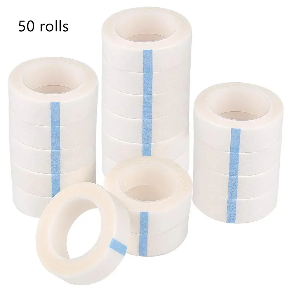 Eyelash Extension Isolation Tape – Lint-Free Breathable Rolls Eyelash Extension Tape Qme 50 rolls