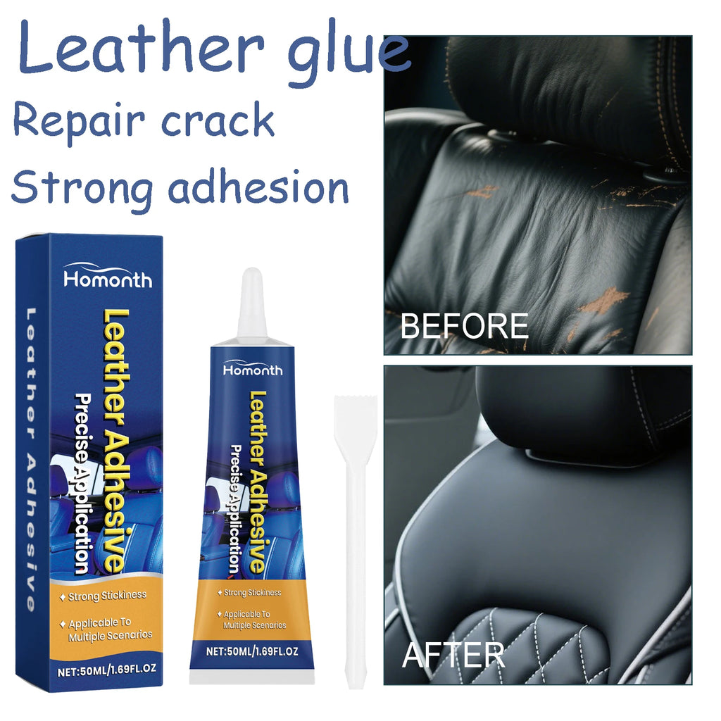 50g Waterproof Leather Repair Glue – Strong Bond Car & Furniture Leather Repair Adhesive Qst