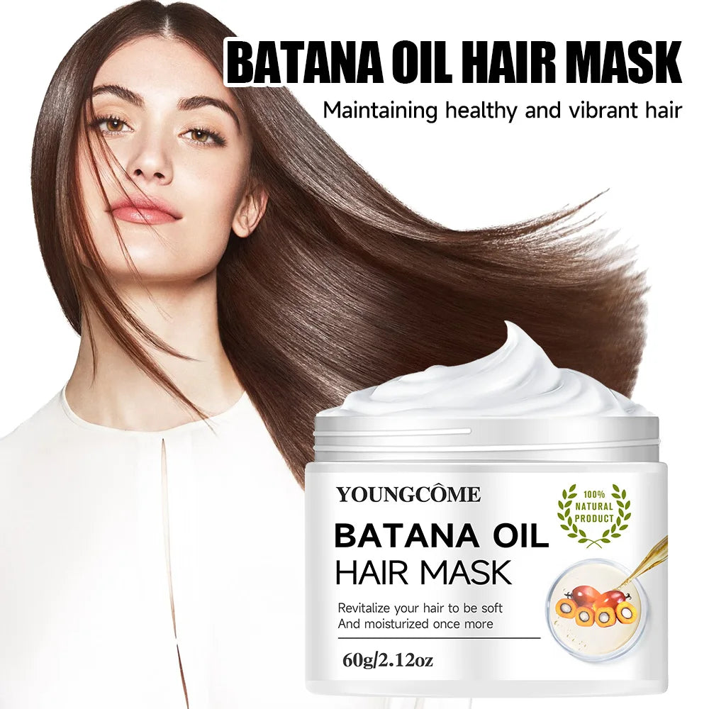 YOUNGCOME Batana Hair Mask – Frizz Control & Deep Moisture Hair Conditioning Mask Qst