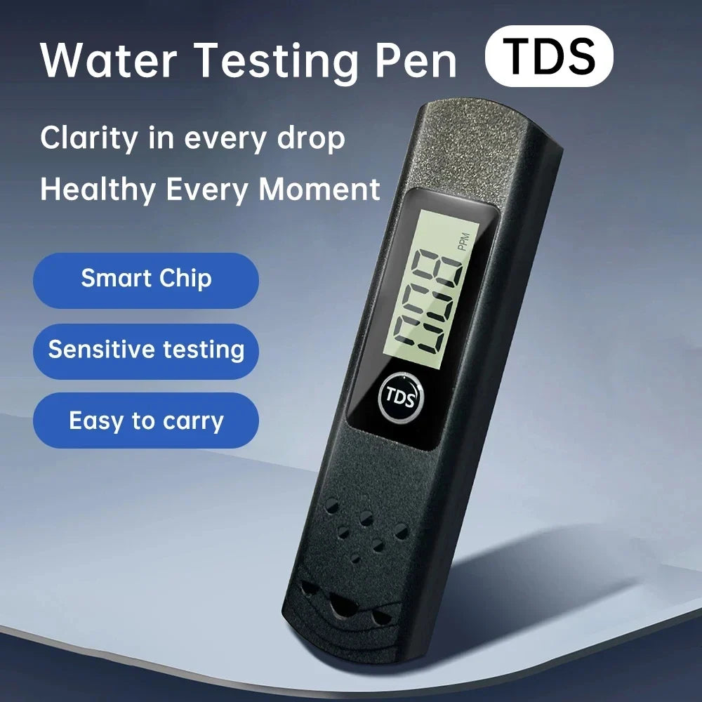 Digital TDS Meter Water Purity Tester 0–9990 PPM | Qme Water Quality Tester Qme