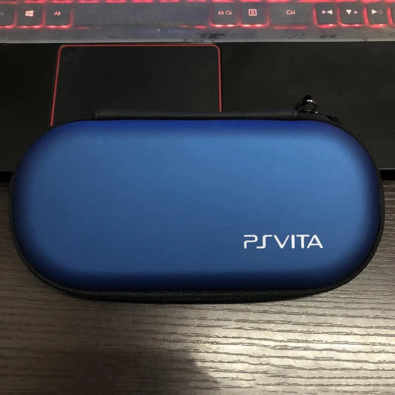 EVA Hard Case Carry Bag for PS Vita PSV 1000 & PSVita 2000 Console Carry Case Qme Blue