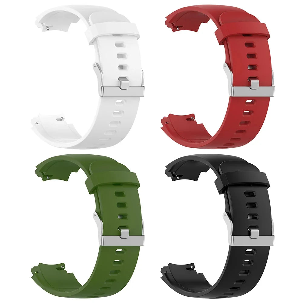 Silicone Sports Watch Band – Adjustable Replacement Strap Replacement Watch Band Qme