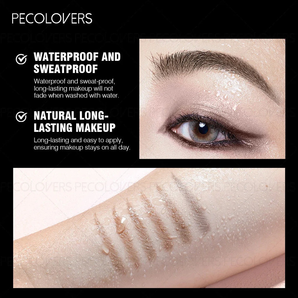 Retractable Dual-Ended Eyebrow Pencil with Brush – 4 Colors Eyebrow Pencil Qme