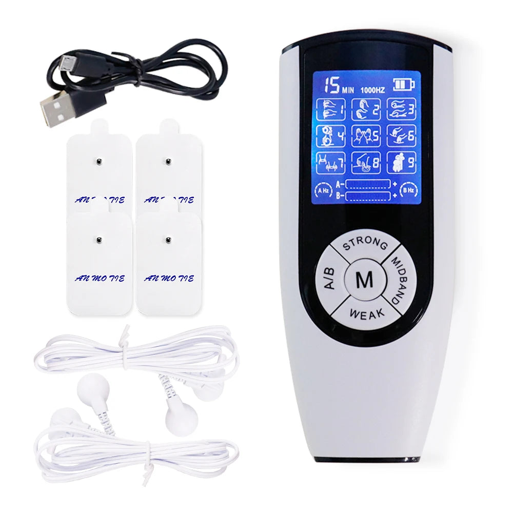 TENS EMS Muscle Stimulator – Digital Pulse Body Massager TENS EMS Massager Qst