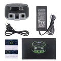 Mini AURORA LCD Touch Pad Tattoo Power Supply | Qme Tattoo Power Supply Qme Black EU Cable