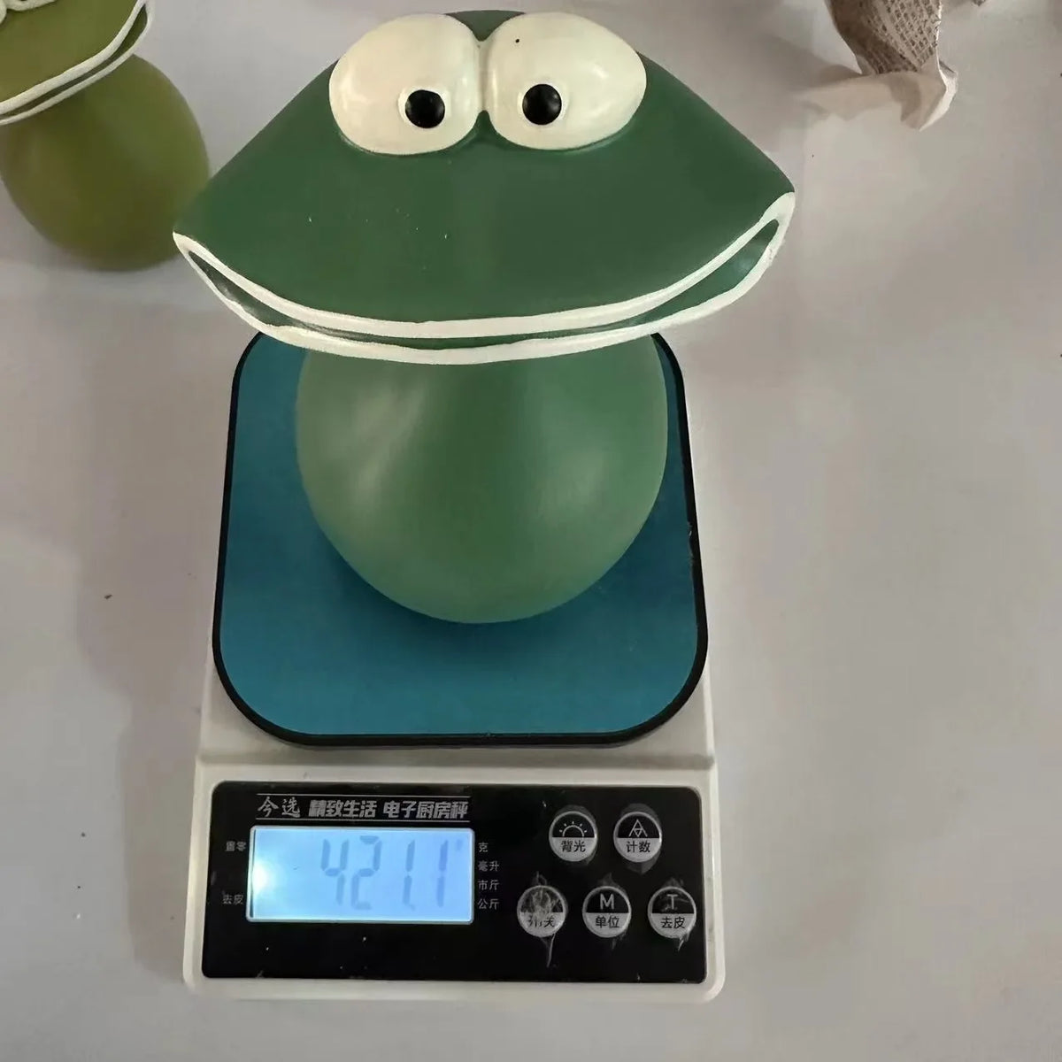 Kawaii Big Mouth Frog Figurine | Resin Garden & Desk Decor Resin Figurine Qme size L