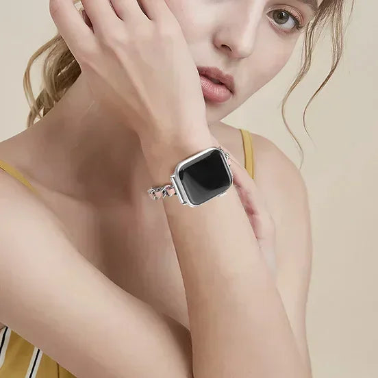 Stainless Steel Apple Watch Band Metal Bracelet | RefitMod Apple Watch Band Qme
