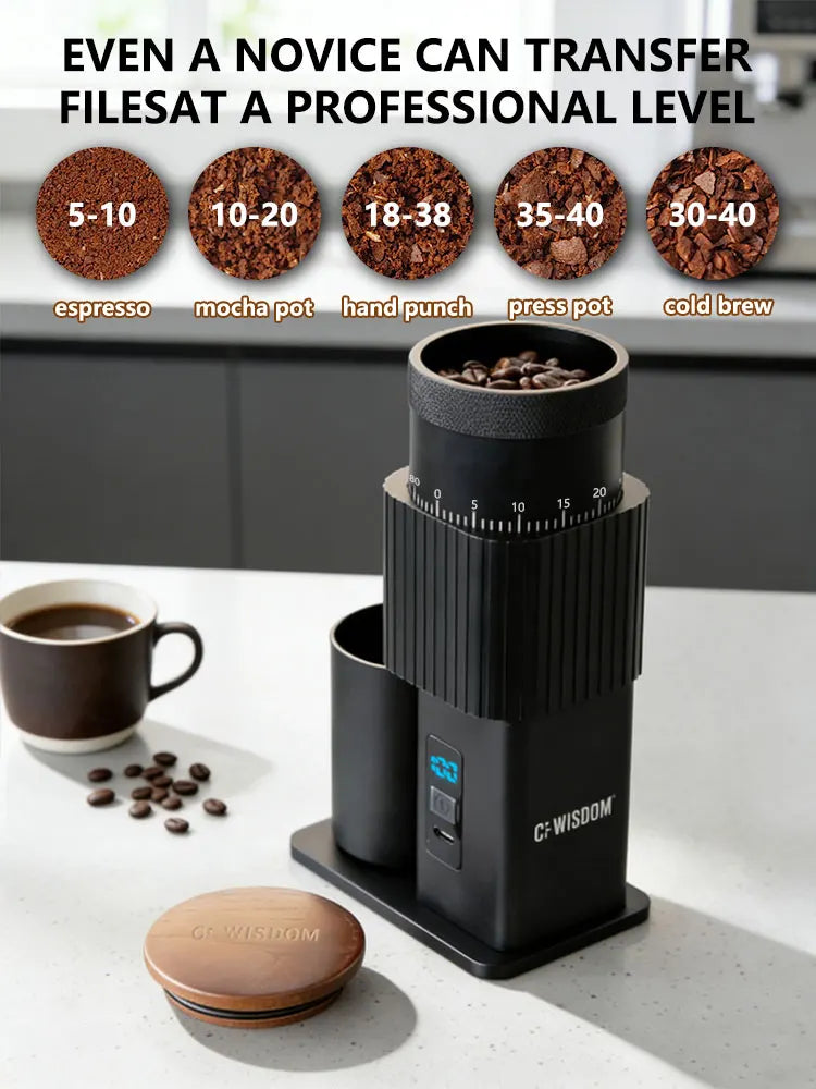 USB Rechargeable Portable Electric Coffee Grinder | Qme Electric Coffee Grinder Qme