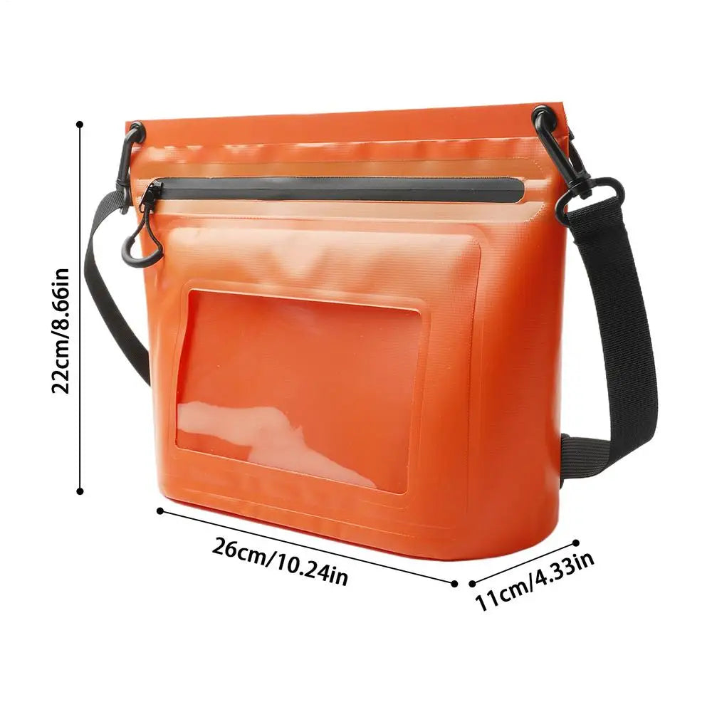 Waterproof Phone Pouch Dry Bag – Diving, Swimming & Outdoor Waterproof Phone Pouch Qme Orange